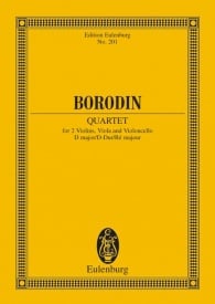 Borodin: String Quartet No. 2 D major (Study Score) published by Eulenburg